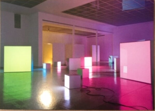 Angela Bulloch: Prime Numbers + exhibition postcard