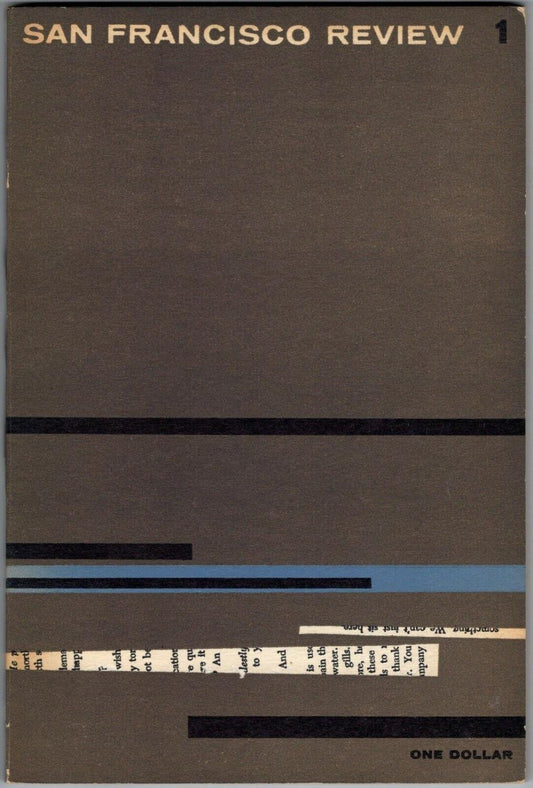 San Francisco Review #1 Winter 1958