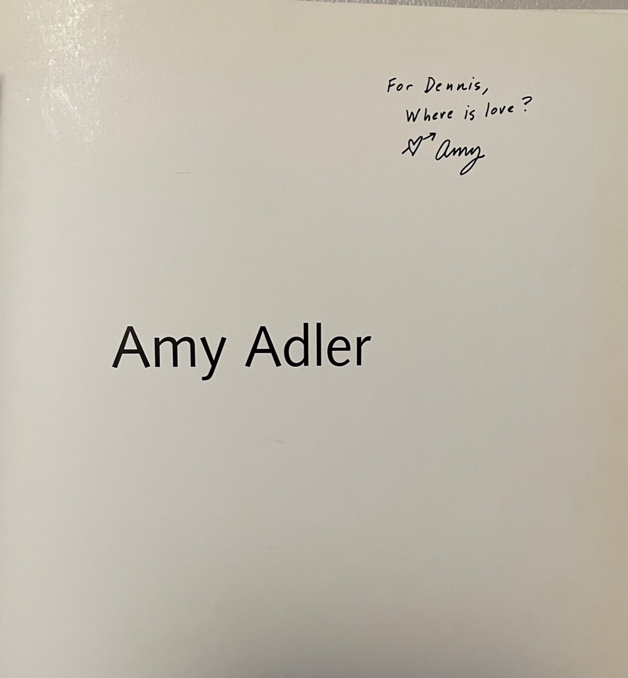 Amy Adler [signed]