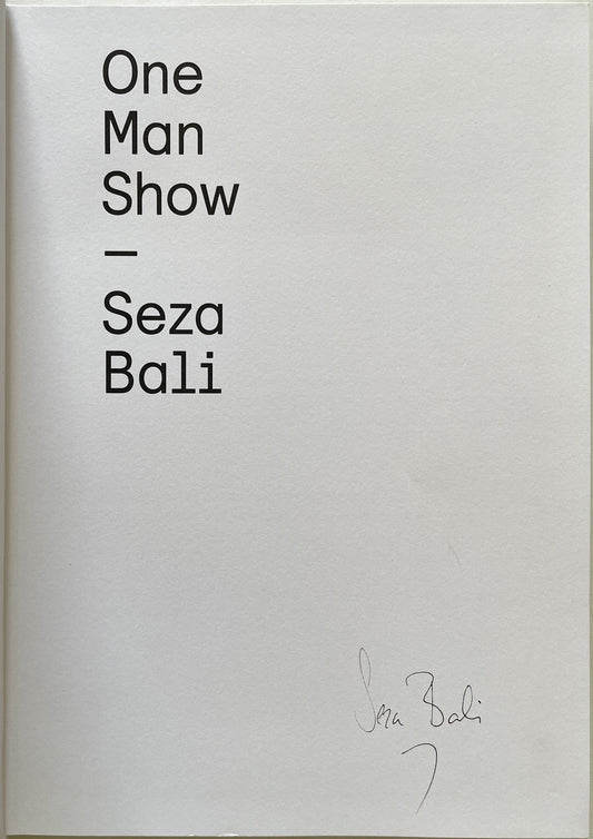 Seza Bali: One Man Show [signed + letter]