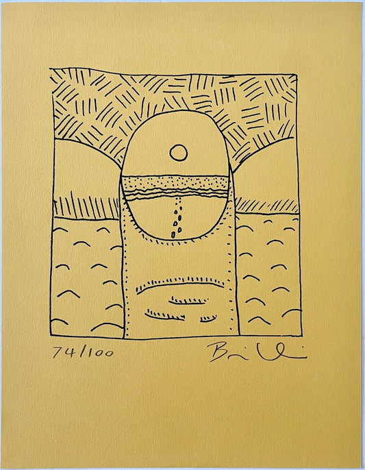 Brian Calvin: Fifty Crudities screenprint