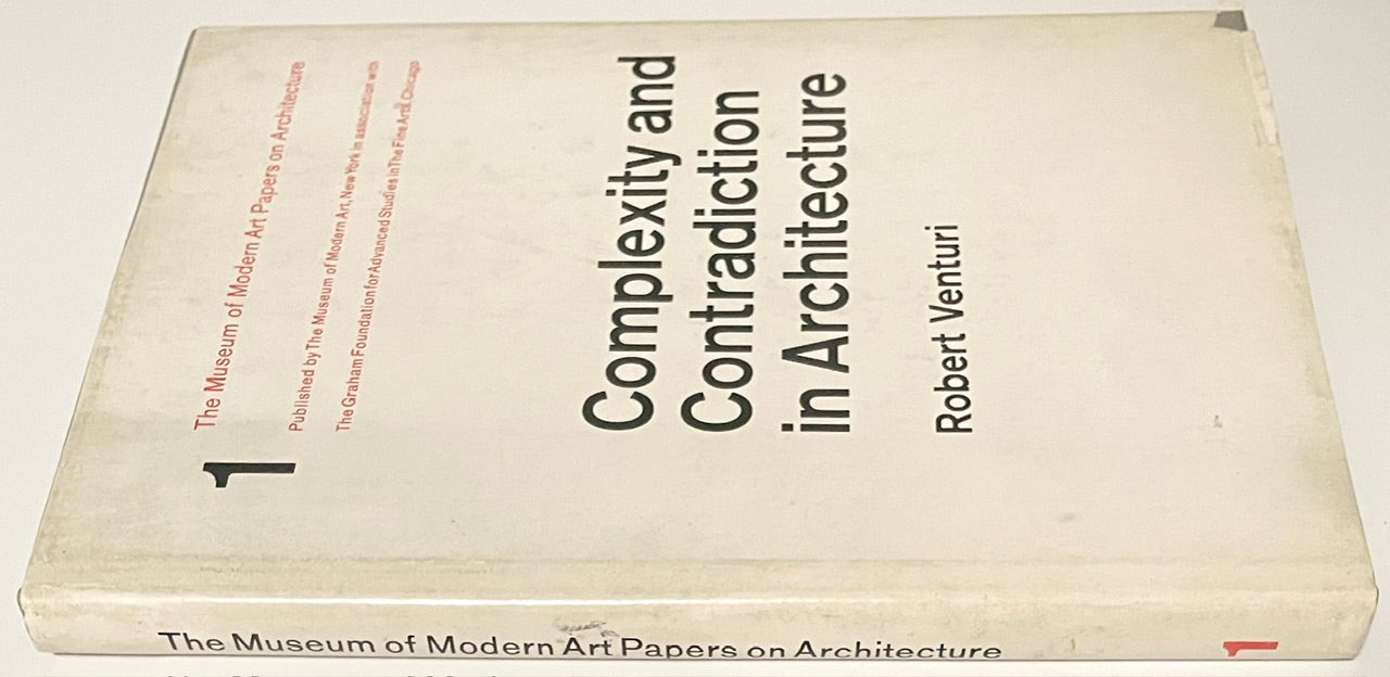 Complexity and Contradiction in Architecture by Robert Venturi [inscribed association copy]