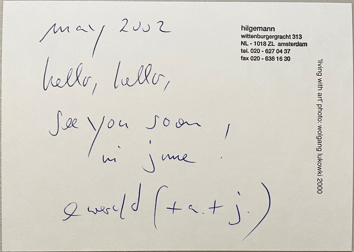 Ewerdt Hilgemann in situ: implosion sculptures 1984-2001 [signed + signed postcard]