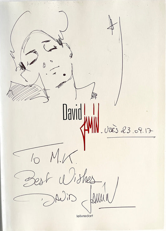 David Jamin [signed + drawing]
