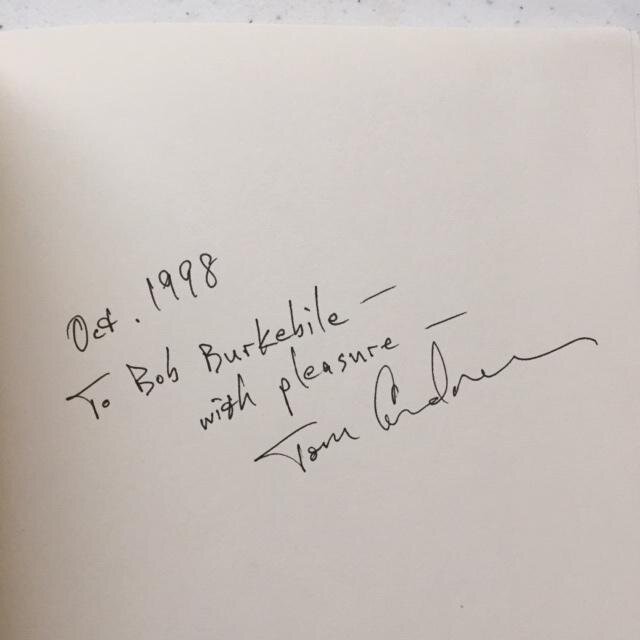 The Hemophiliac's Motorcycle by Tom Andrews [signed]