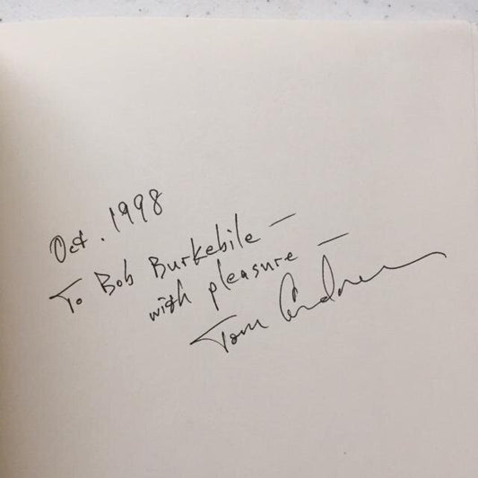 The Hemophiliac's Motorcycle by Tom Andrews [signed]