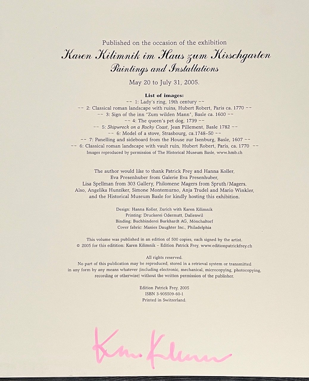 Karen Kilimnik: Kirschgarten/Cherry Orchard [signed]