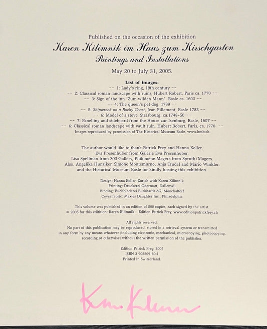 Karen Kilimnik: Kirschgarten/Cherry Orchard [signed]