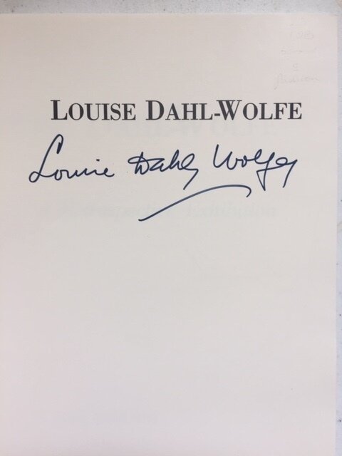 Louise Dahl-Wolfe: A Retrospective Exhibition [signed]