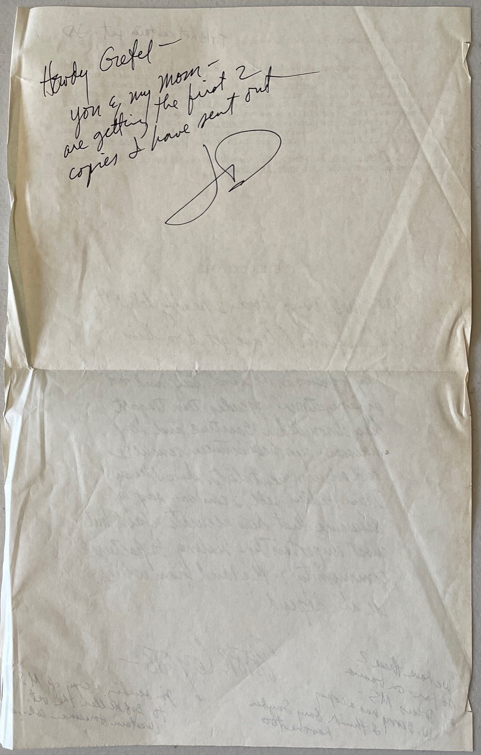 Open Country: Text and Photographs [signed + letter]
