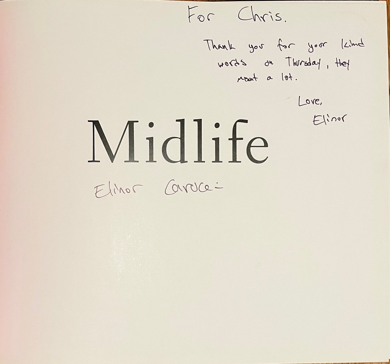 Midlife: Photographs by Elinor Carucci [signed]