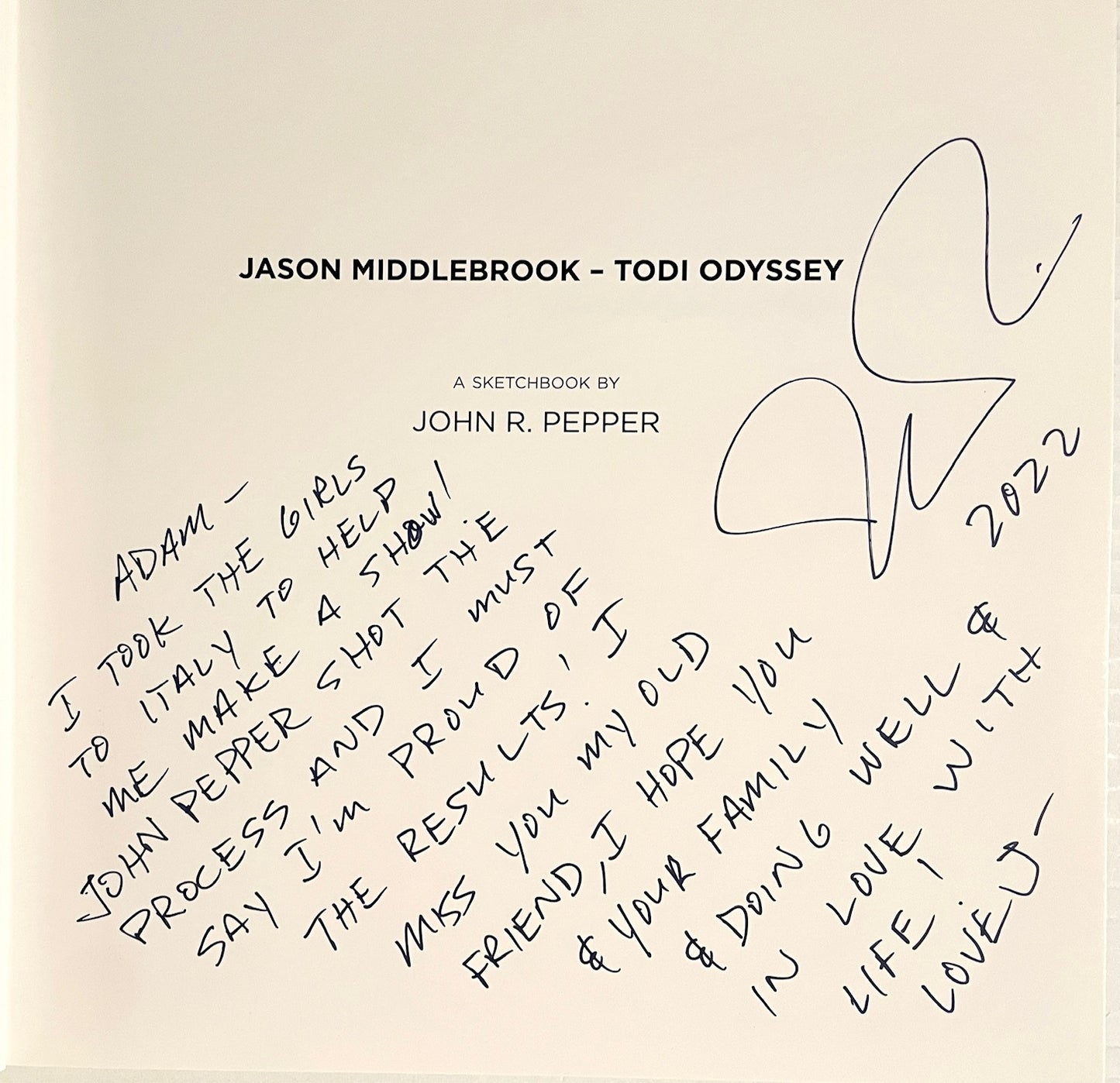 Jason Middlebrook: Todi Odyssey [signed]