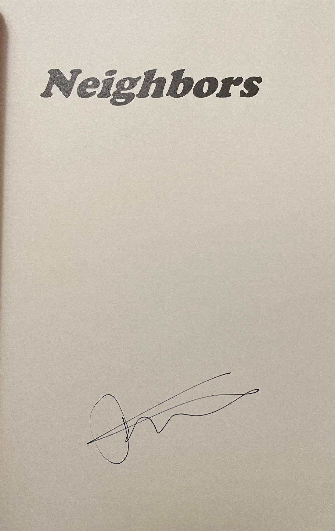 Roe Ethridge: Neighbors [signed]