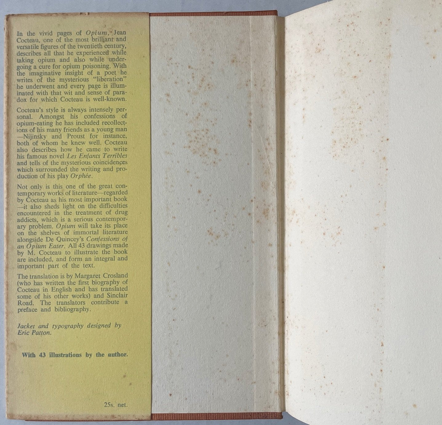 Opium: The Diary of a Cure by Jean Cocteau