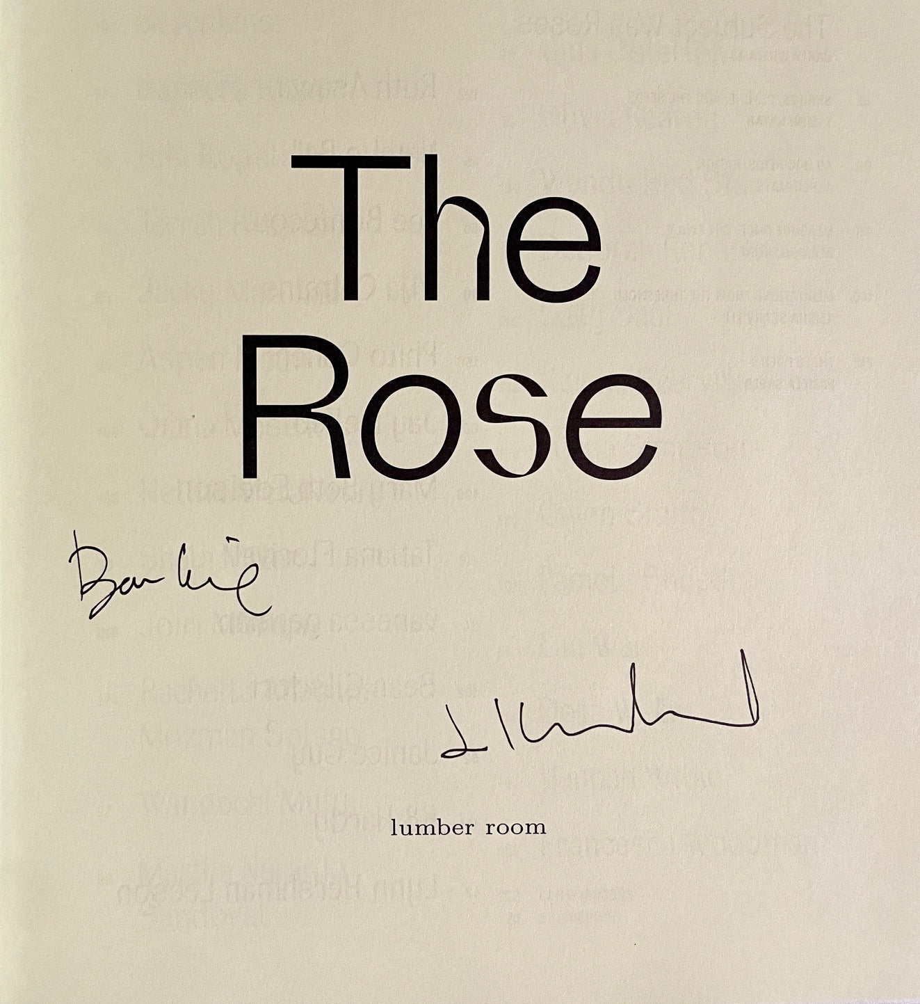 The Rose: A Circular Genealogy of Collage [signed]