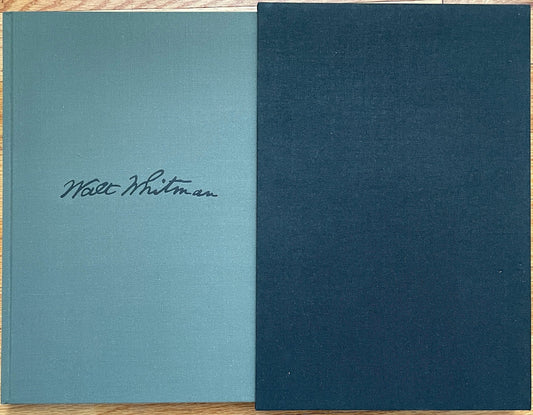 Duane Michals: Salute, Walt Whitman [signed slipcase edition]