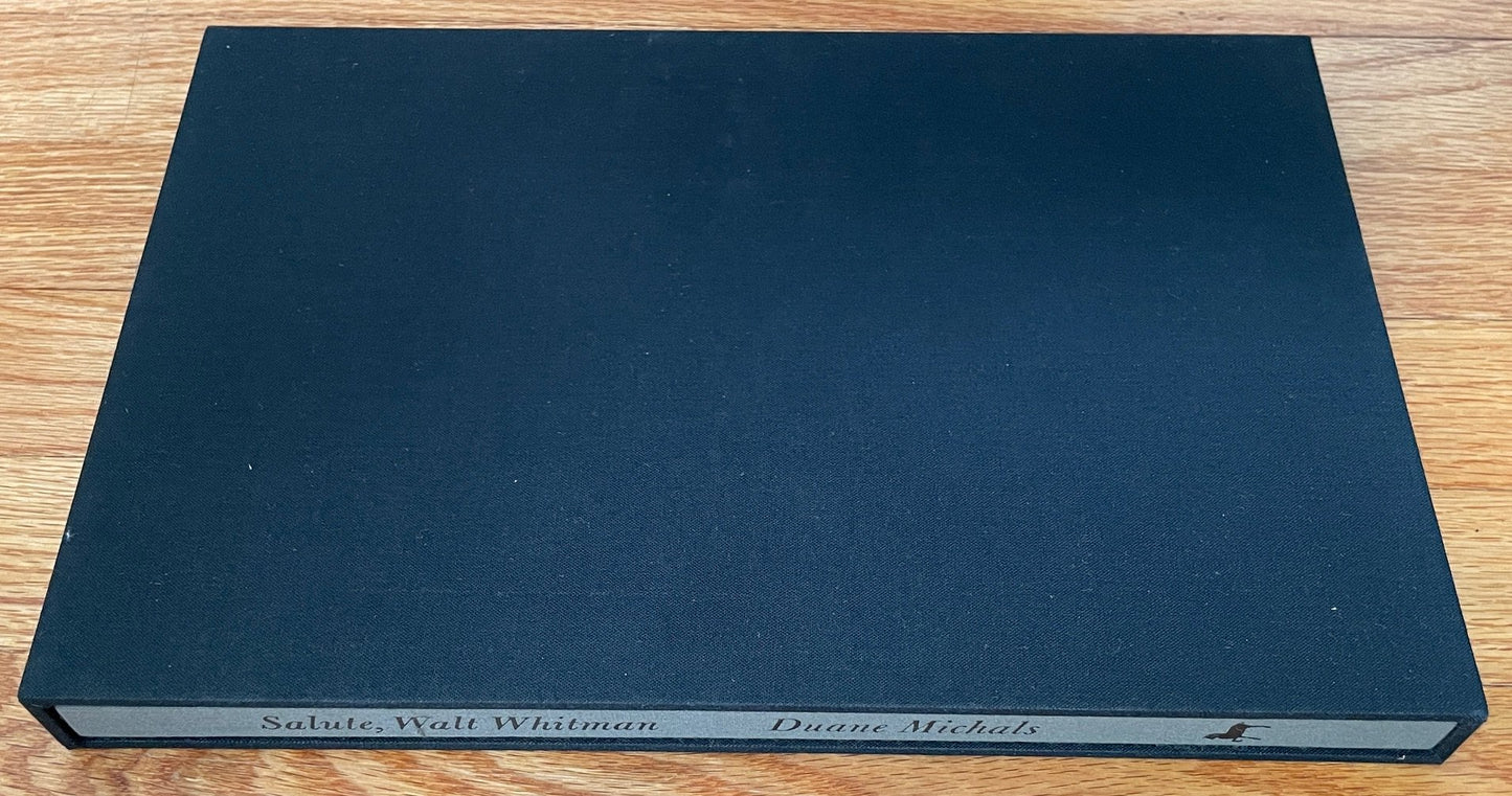 Duane Michals: Salute, Walt Whitman [signed slipcase edition]