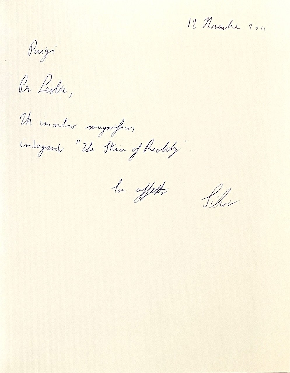 Silvio Wolf: Sulla Soglia / On the Threshold [signed]